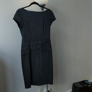 Over the knee length business dress